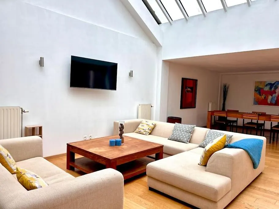 Down Town Spacious Duplex With Private Parking & Game Room Brussels Apartment