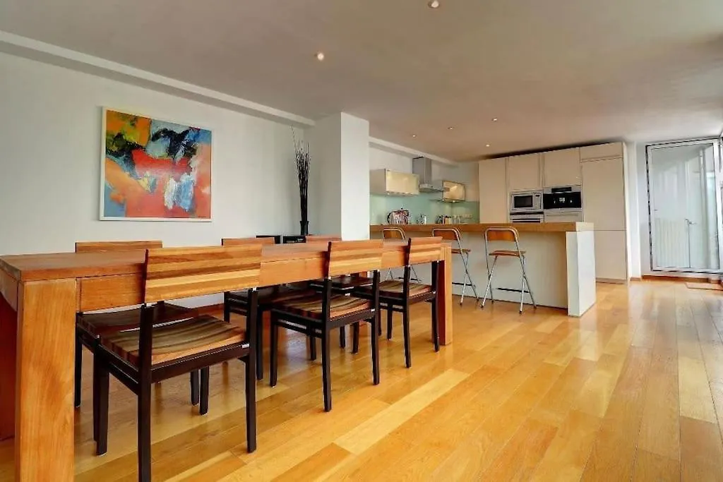 Down Town Spacious Duplex With Private Parking & Game Room Brussels Apartment